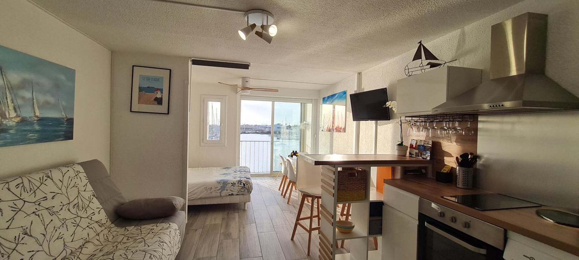 Appartement Vue Exceptionnelle Sur La Mer, Piscine, Parking Prive - Sur L'Ile Des Pecheurs Agde Eksteriør billede
